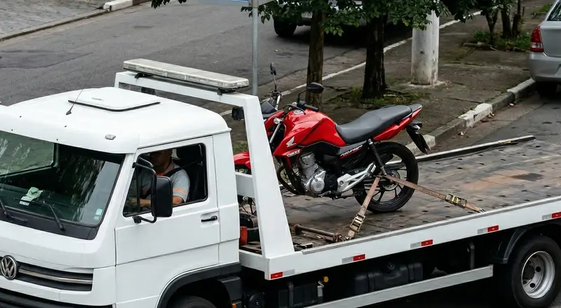 Reboque de moto em Ribeirão das Neves – guincho especializado para motocicletas